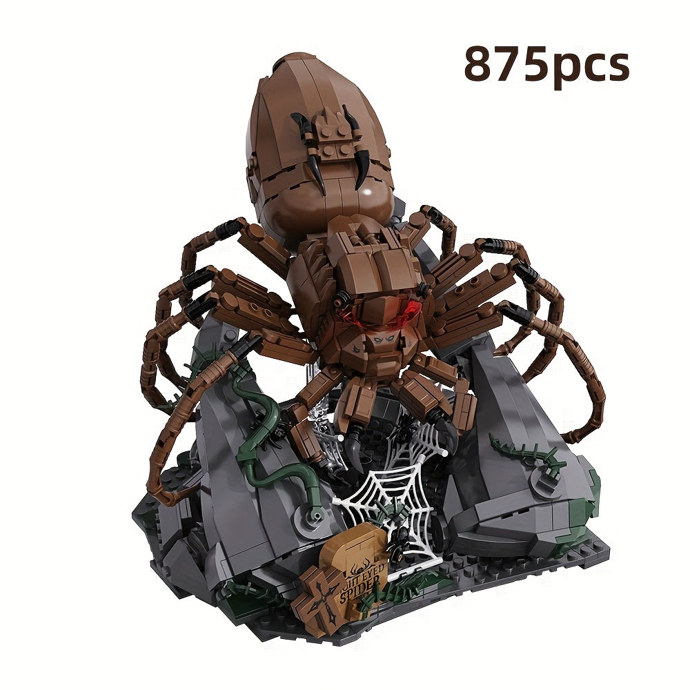 Creative Spider Building Block Model Toy - Perfect Birthday Gift for Boys