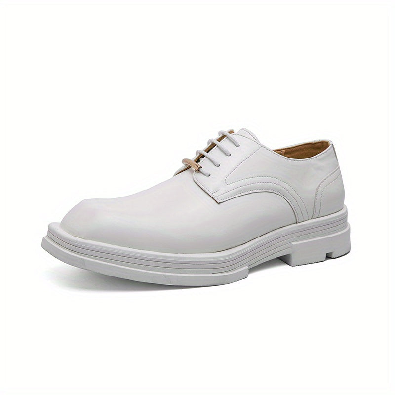 Women's Square Toe Lace Up Loafers Low Top Business Shoes