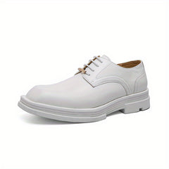 Women's Square Toe Lace Up Loafers Low Top Business Shoes