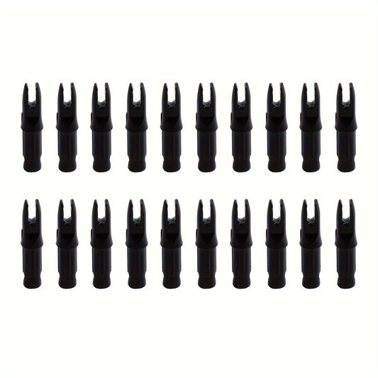20pcs Arrow Nock For 0.244in Inside Diameter Shaft Archery Accessory