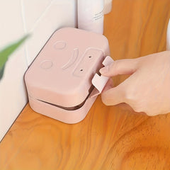 3pcs Rectangle Soap Box Travel Soap Container With Lid