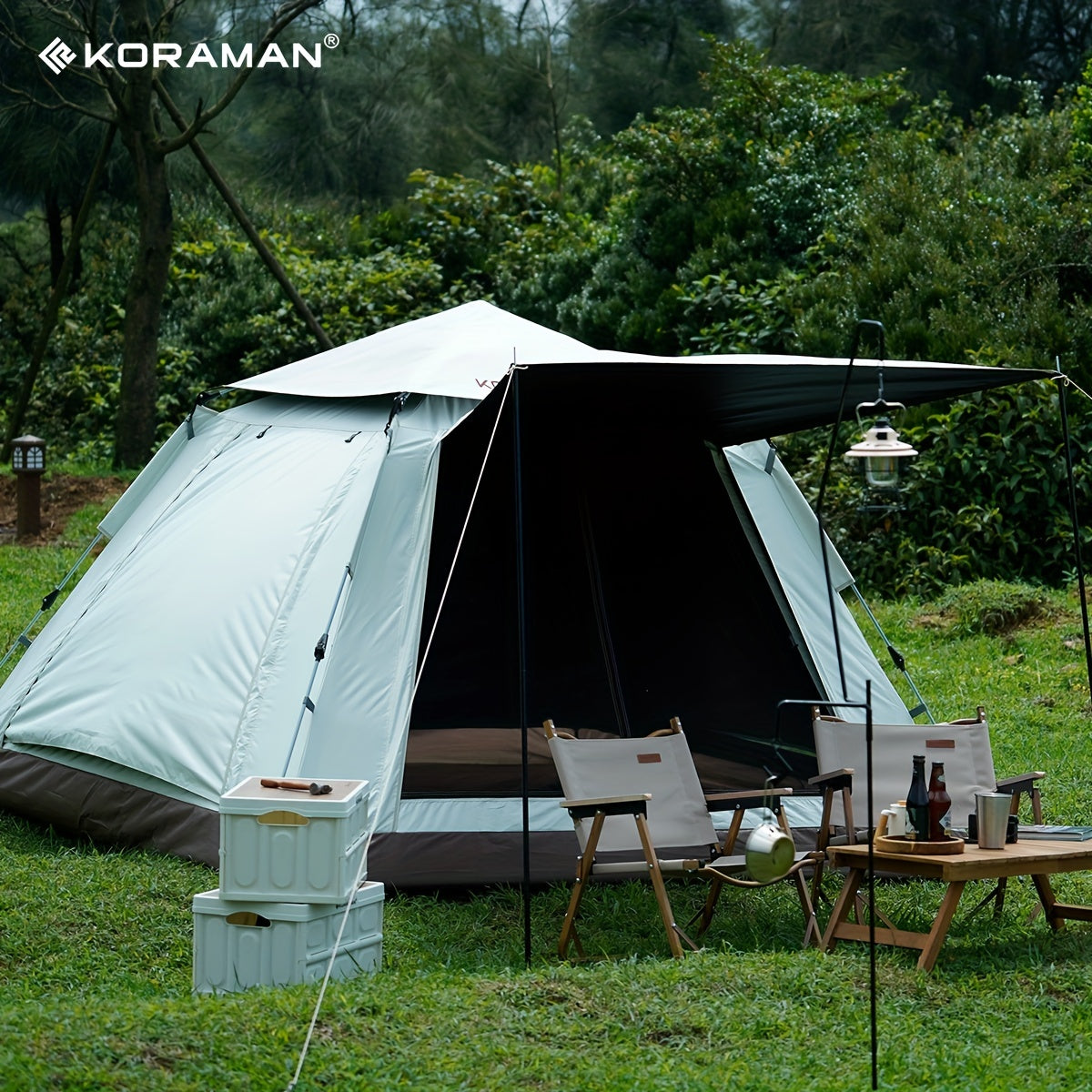 Portable Folding Automatic Tent for Camping, Rainproof