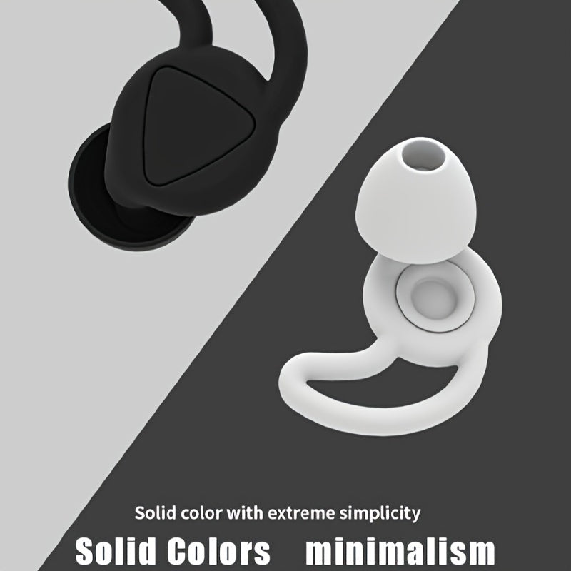 Silicone Earplugs for Swimming & Sleeping - Waterproof