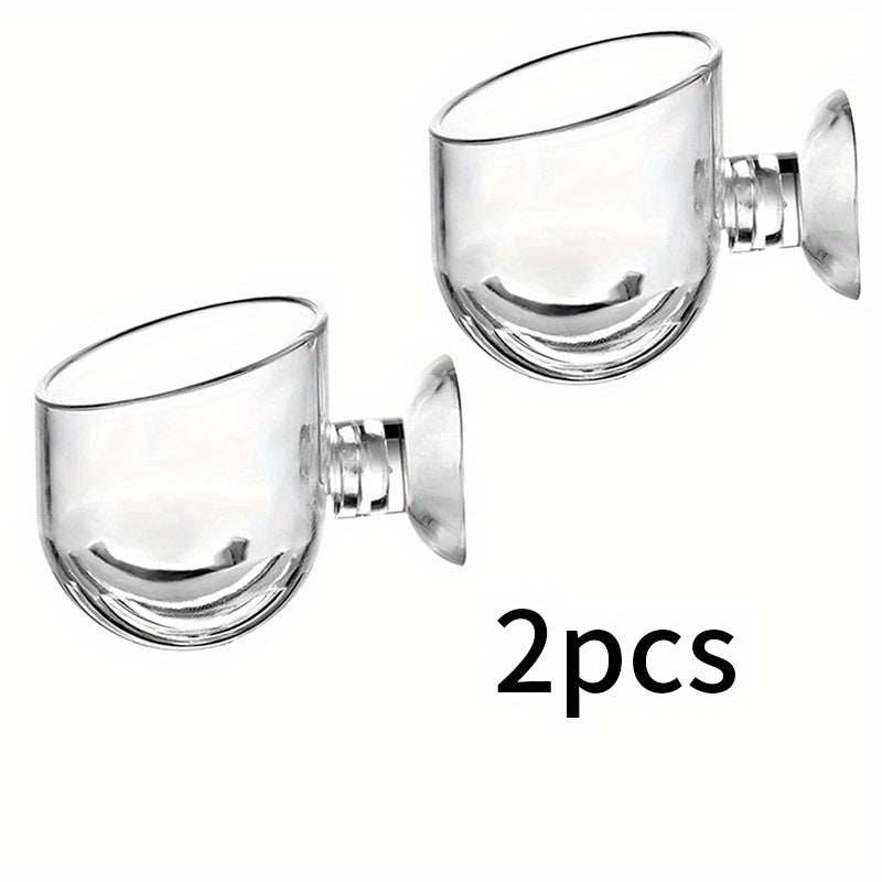 2pcs Red Worm Feeder Aquarium Plant Pot Plastic Fish Tank Plants Holder
