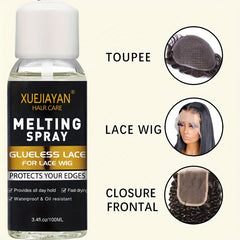 Lace Melting And Holding Spray Glue Hair Adhesive For Wigs