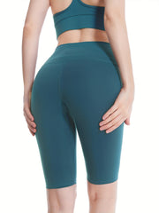 High Waist Biker Shorts Slim Leggings Women's Clothing