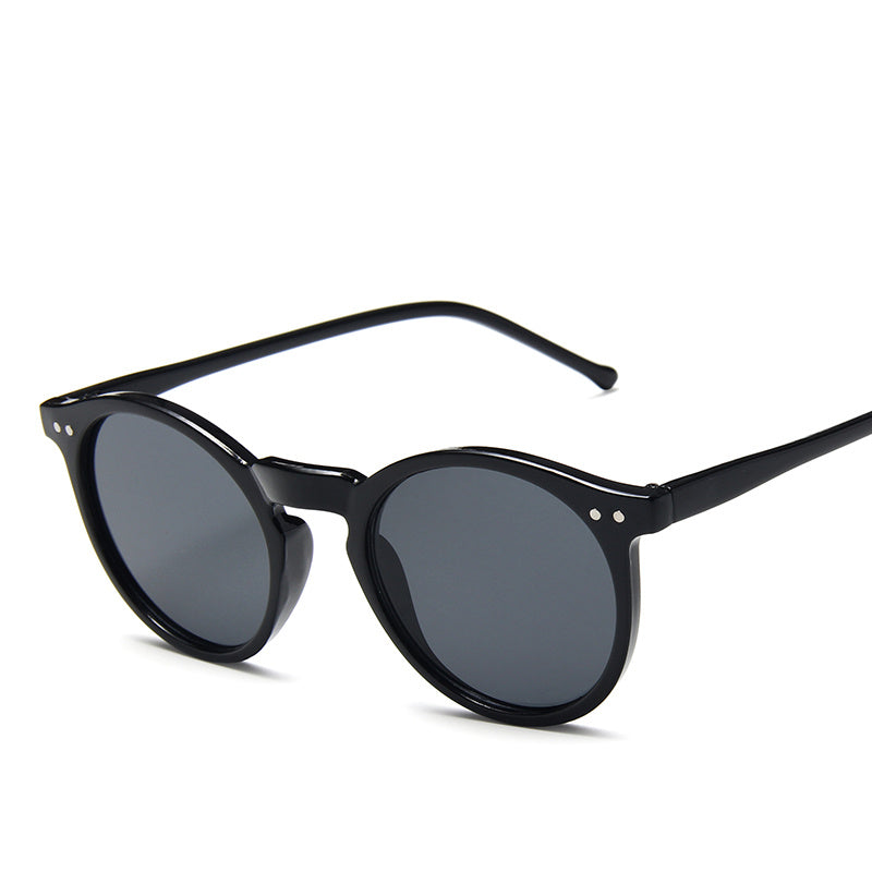 Vintage Leopard Round Sunglasses Classic Travel Sunshade Eyeglasses