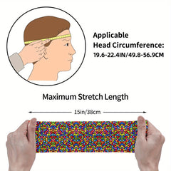 Rainbow Breathable Headband for Sports & Casual