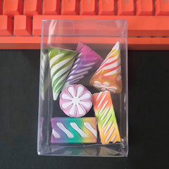 6pcs 3D Printed Rotating Desk Ornaments Dynamic Decoration Minimalist Office Art