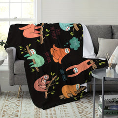 Sloth Printed Blanket Soft And Comfortable Throw Blanket
