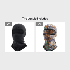 Outdoor Winter Riding Polar Fleece Ski Face Protection Hat