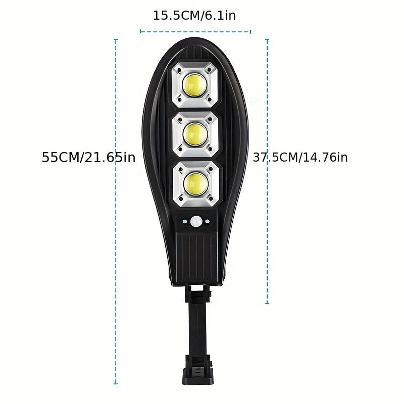 Outdoor Solar Street Lights with Remote Control - Intelligent Induction