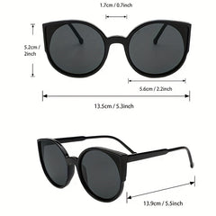 Cat Eye Sunglasses Vintage Wrap Around Glasses UV400