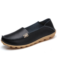 Soft & Comfortable Peas Shoes Lightweight Moccasin Penny Loafer Women's Footwear