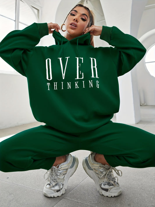 Over Thinking Two Piece Set Hoodie & Jogger Pants