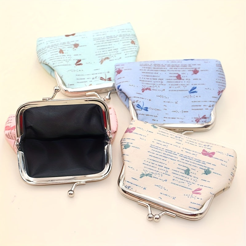 Girls Butterfly Coin Purse Bag Key Bag Birthday Gift Hasp Money Bags Wallet