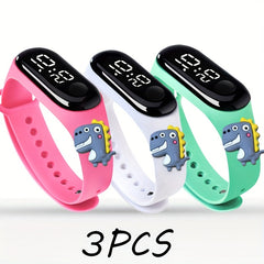 Dinosaur Pattern Electronic Watches Set