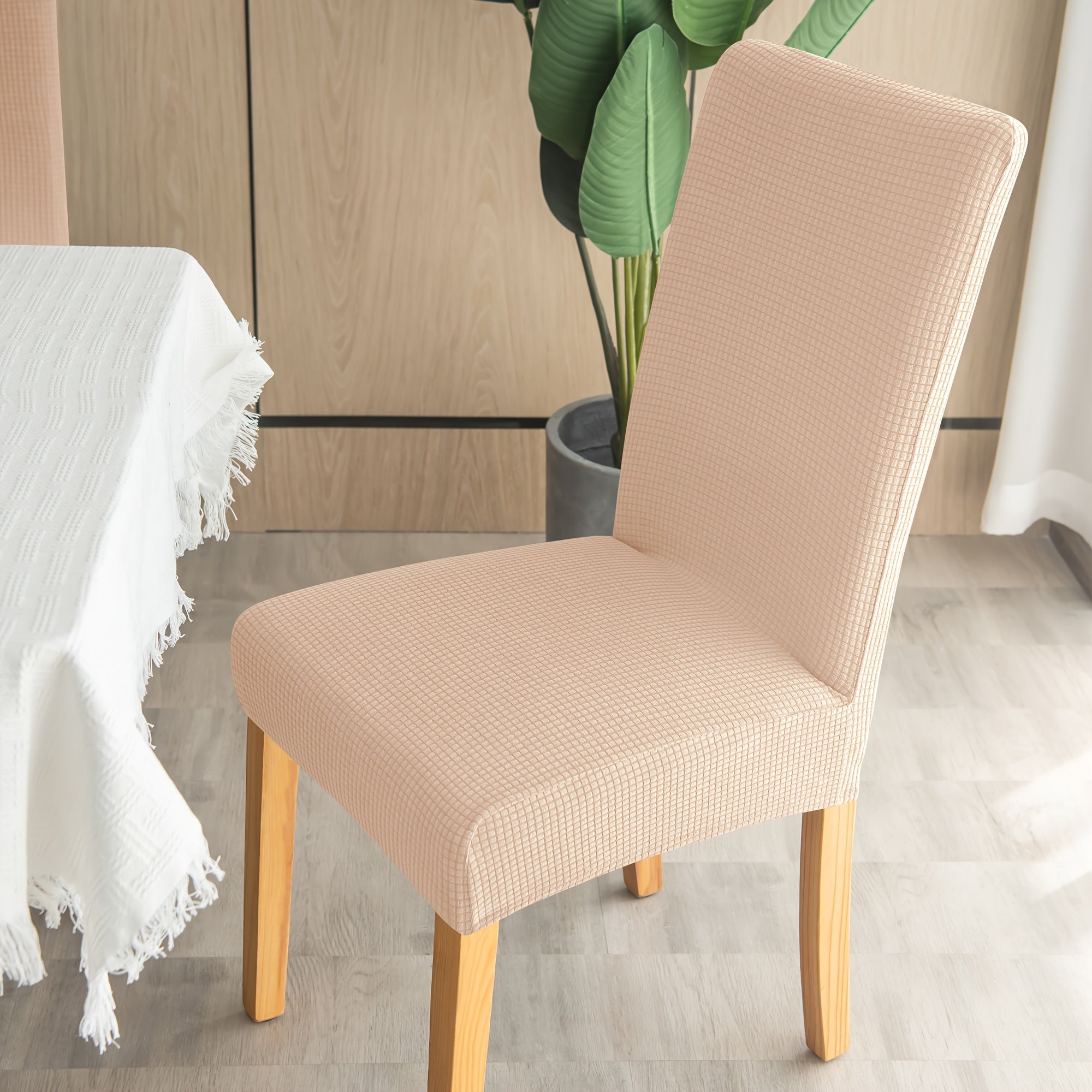 Waterproof Dining Chair Slipcovers Mid back Chair Cover for Dining Room