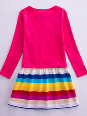 Girls Cartoon Anime Unicorn Dress