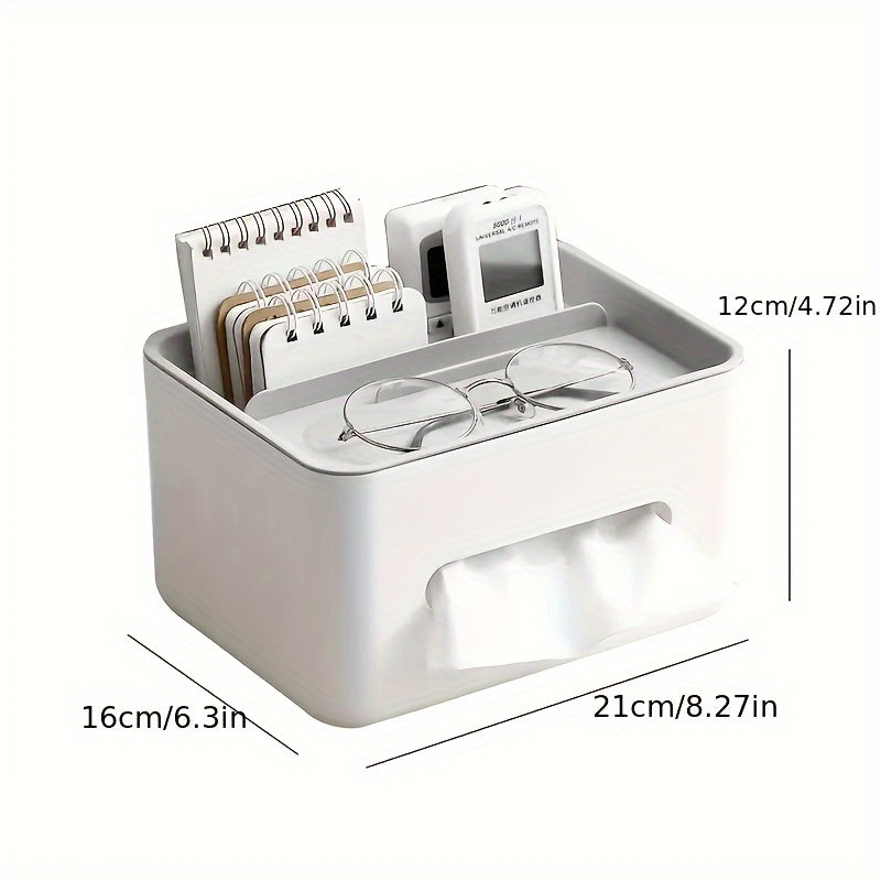 Desktop Storage Box Tissue Box Drawer Paper Box Remote Control Organizer