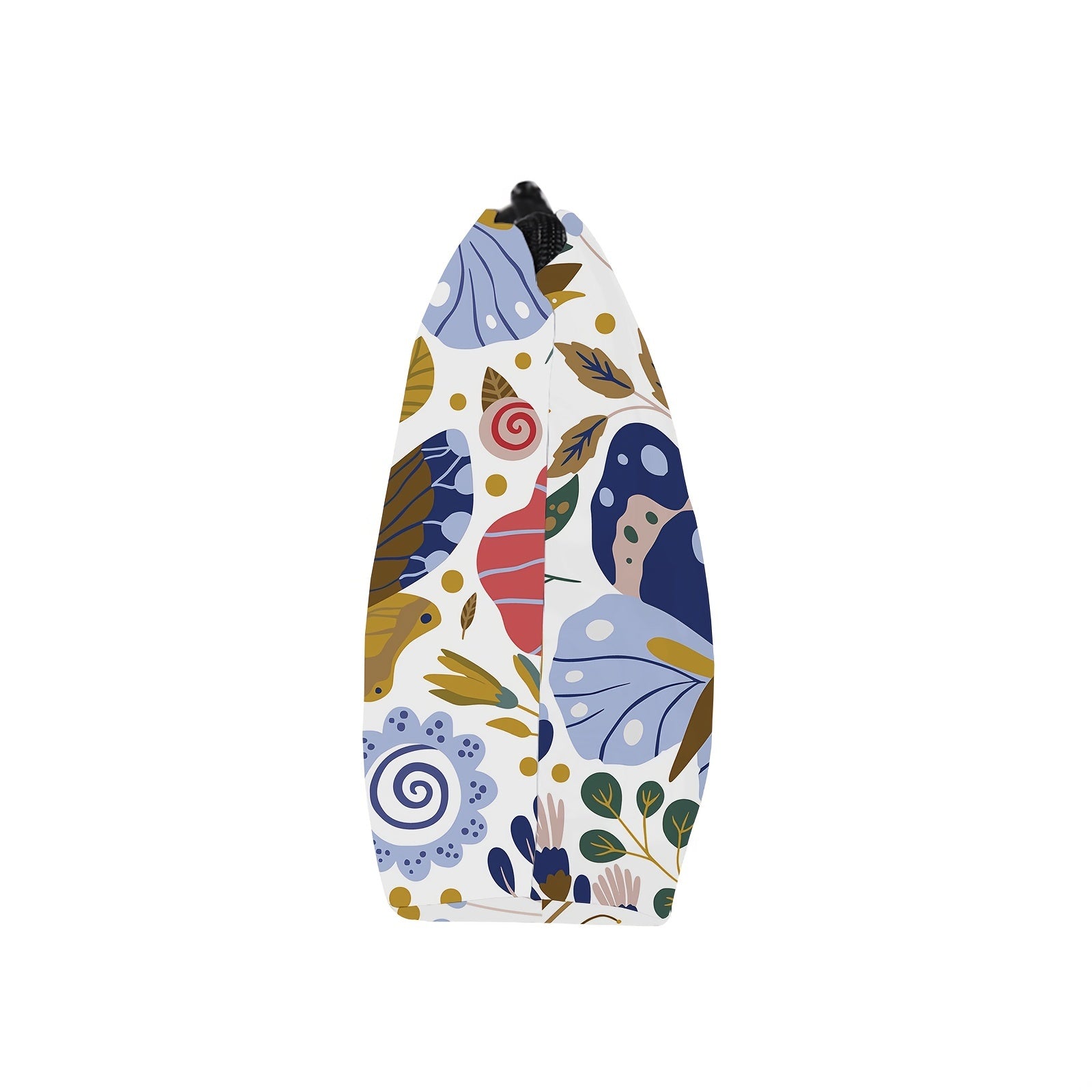 Butterfly Grasses & Flowers Cosmetic Bag Small Roomy Zipper Makeup Pouch