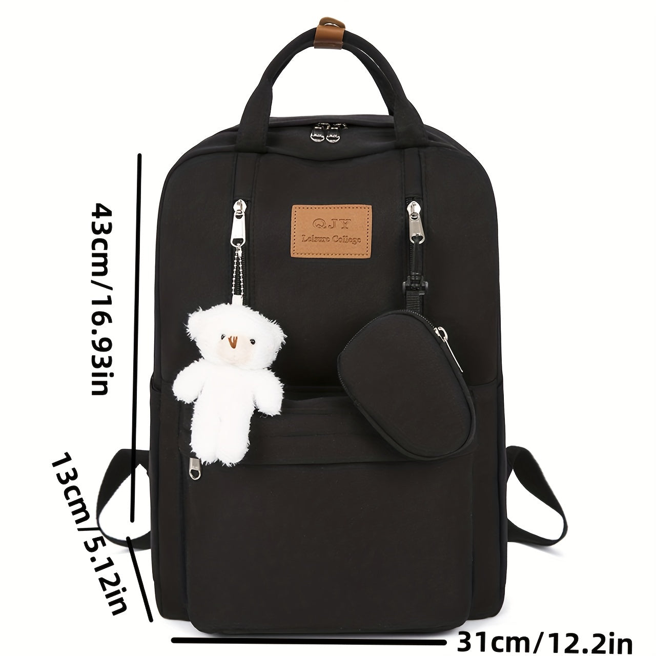 Casual Student School Bag Backpack with Large Capacity