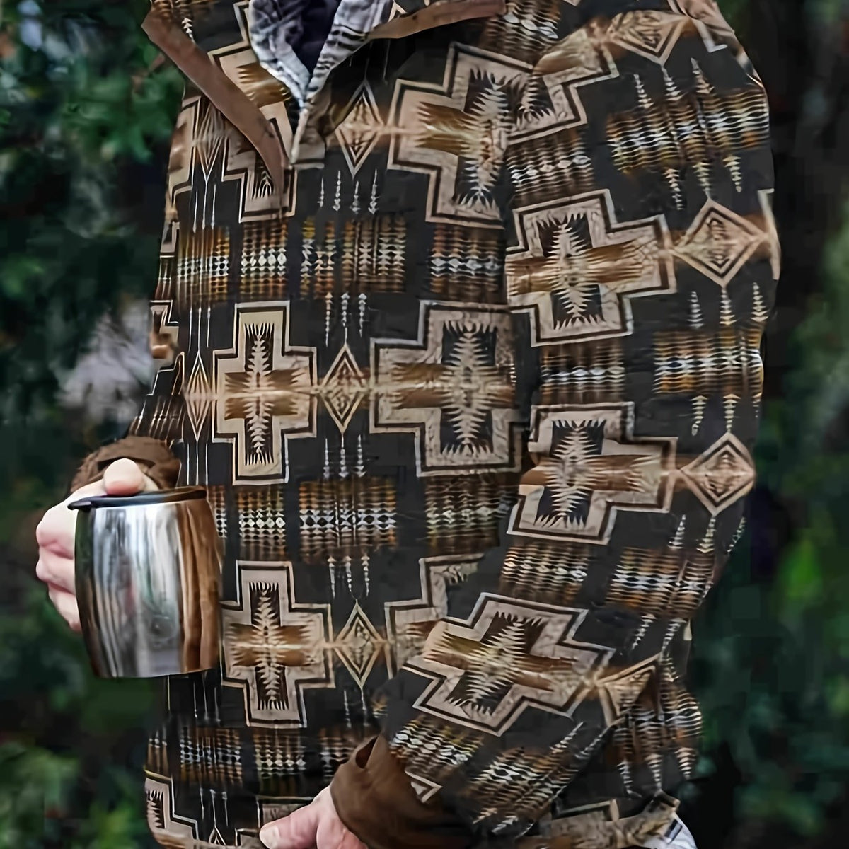 Men's Flannel Long Sleeve Shirt Coat