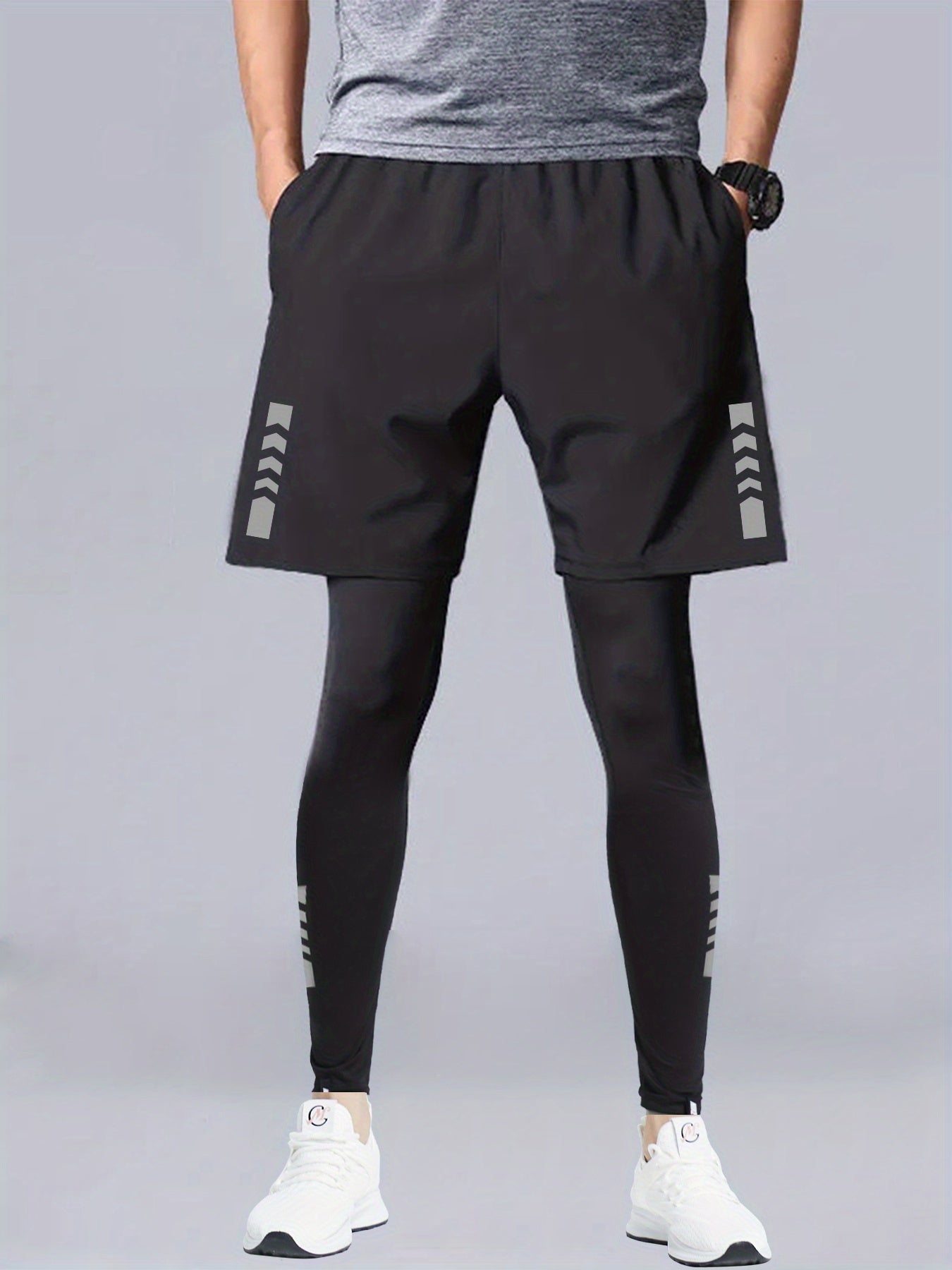 Men's Quick Drying Drawstring Shorts & Leggings for Summer Gym Workout