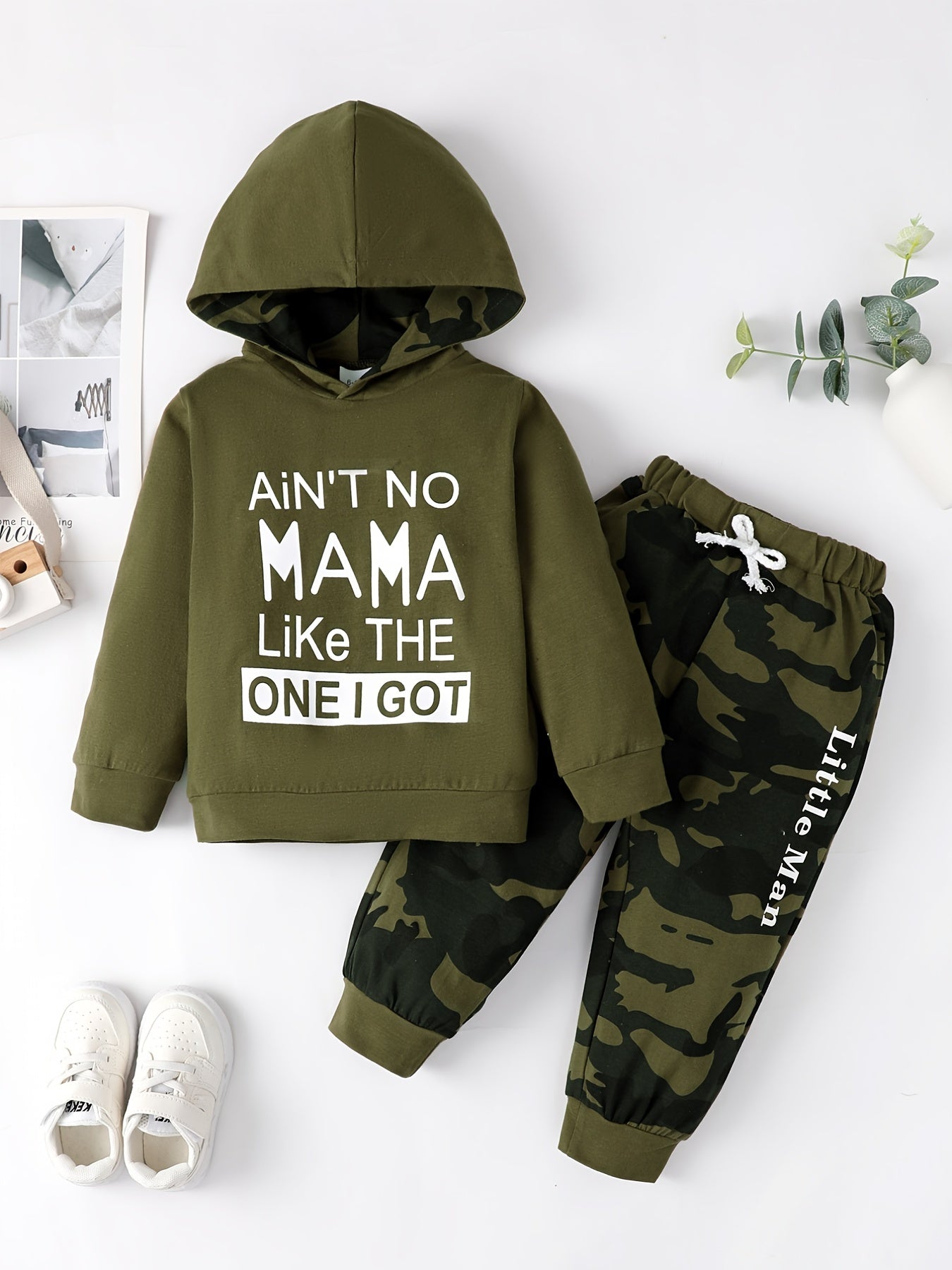 Boys Hoodie & Sweatpants Set Kids Casual Clothes