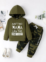 Boys Hoodie & Sweatpants Set Kids Casual Clothes