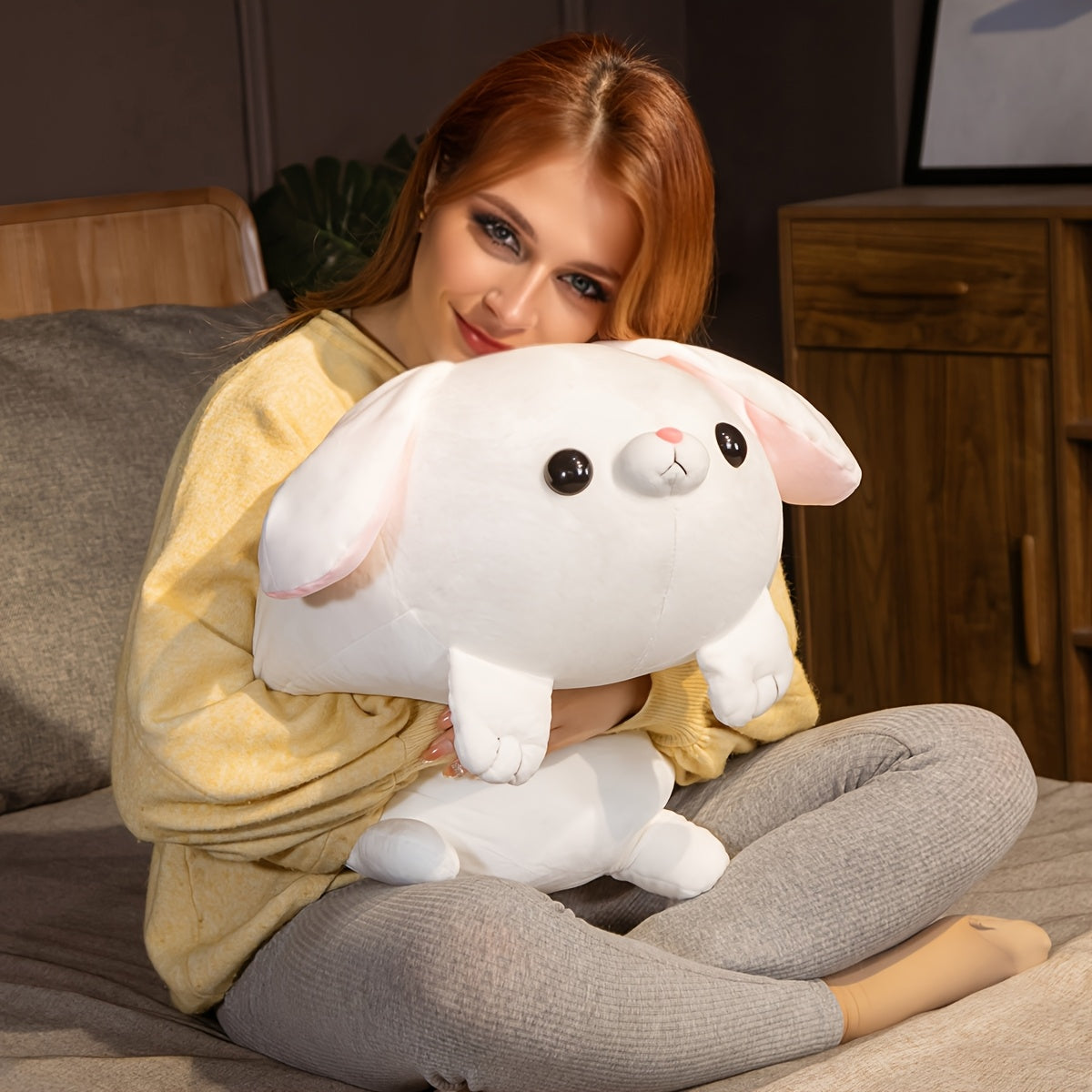Cute Rabbit Plush Toy for Home Decor & Gift