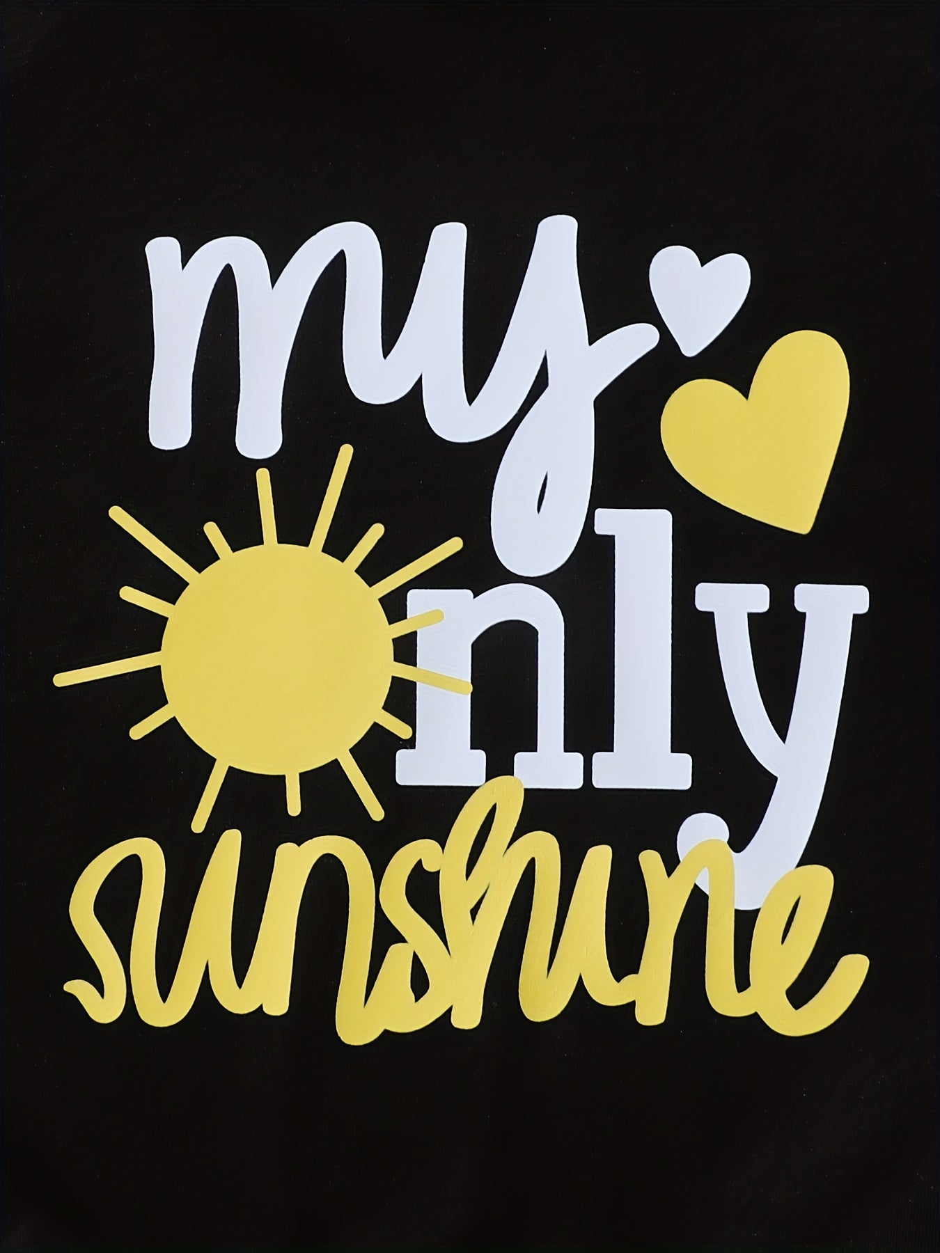 Girls Fall 'My Sunshine' Print Casual Active Hoodie Sweatshirt Pullover Tops