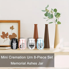 Stainless Steel Pet Urn for Dog or Cat Ashes