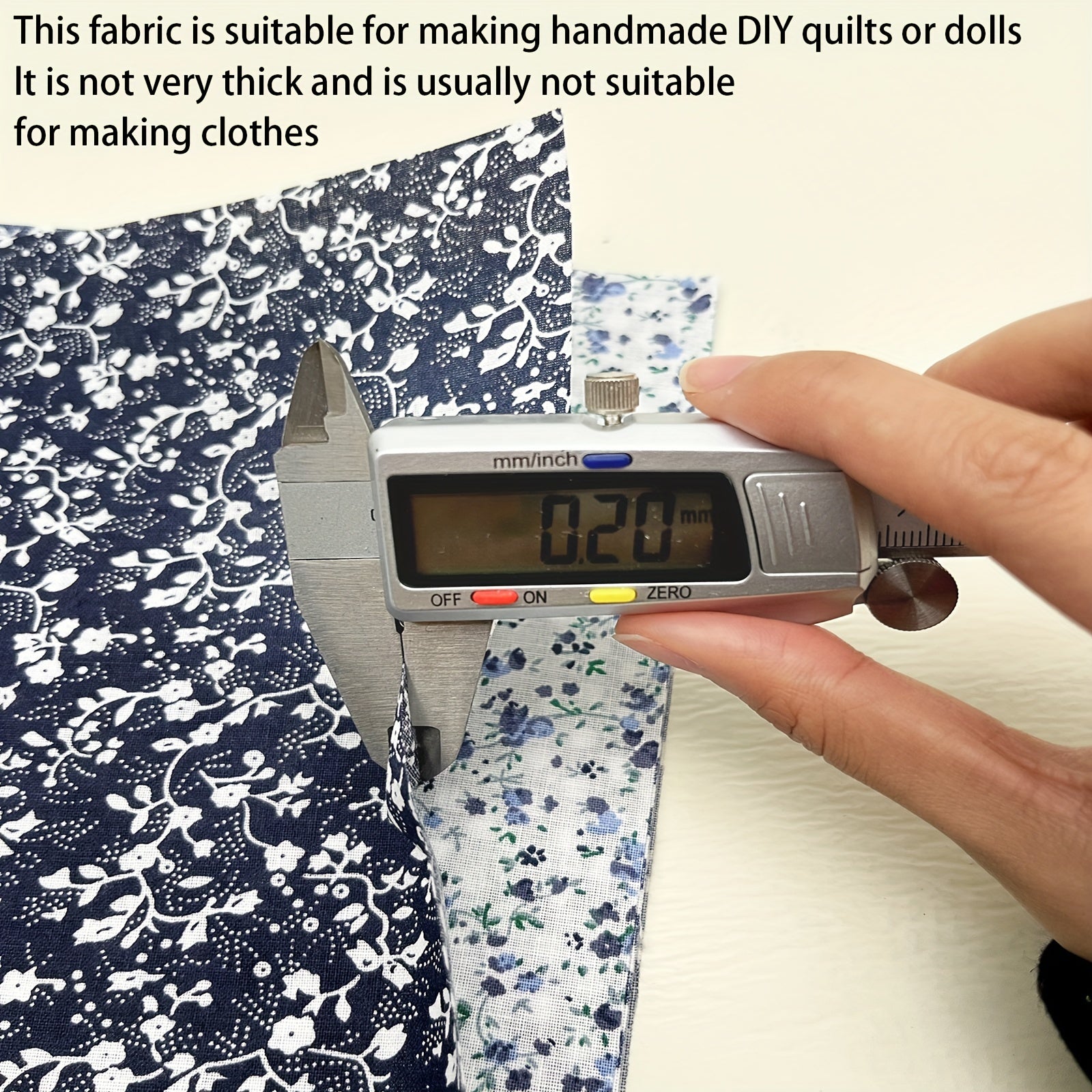 7pcs Navy Cotton Fabric Printed Patchwork Fabric for DIY Sewing