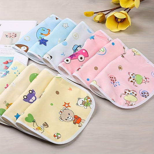 10pcs Baby Cotton Gauze Bibs Infant Boys Girls Burp Cloths