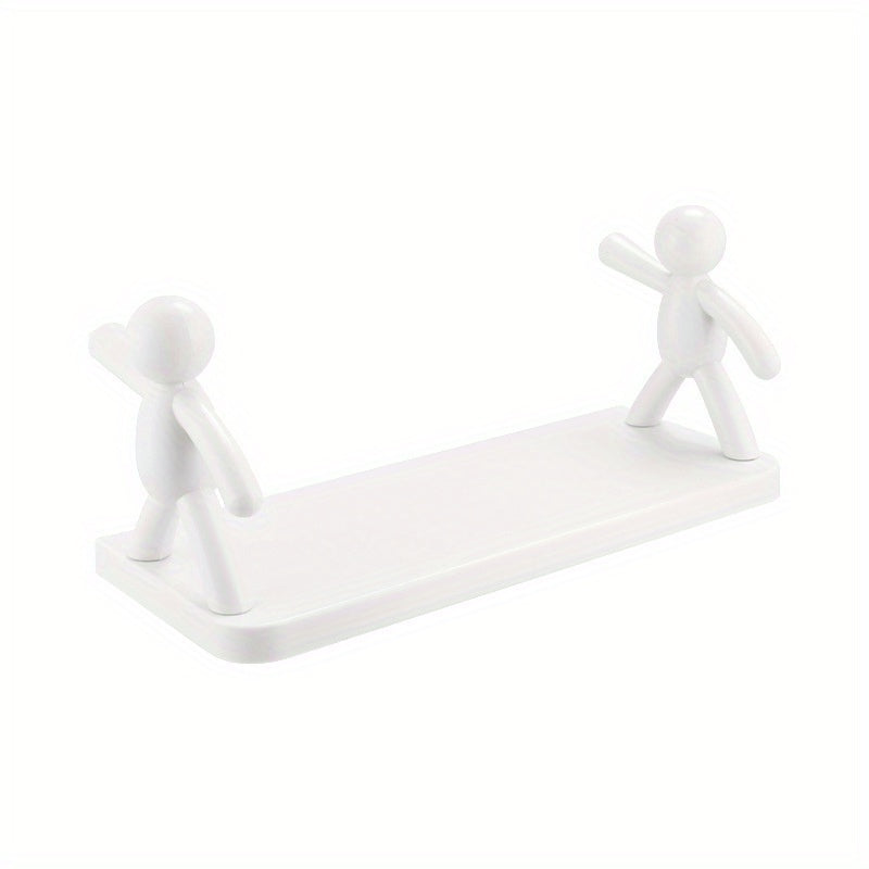 Small Man Rack Strong Self-Adhesive Storage Rack Wall Hanging