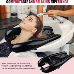 Inflatable Shampoo Bowl Hair Washing Sink