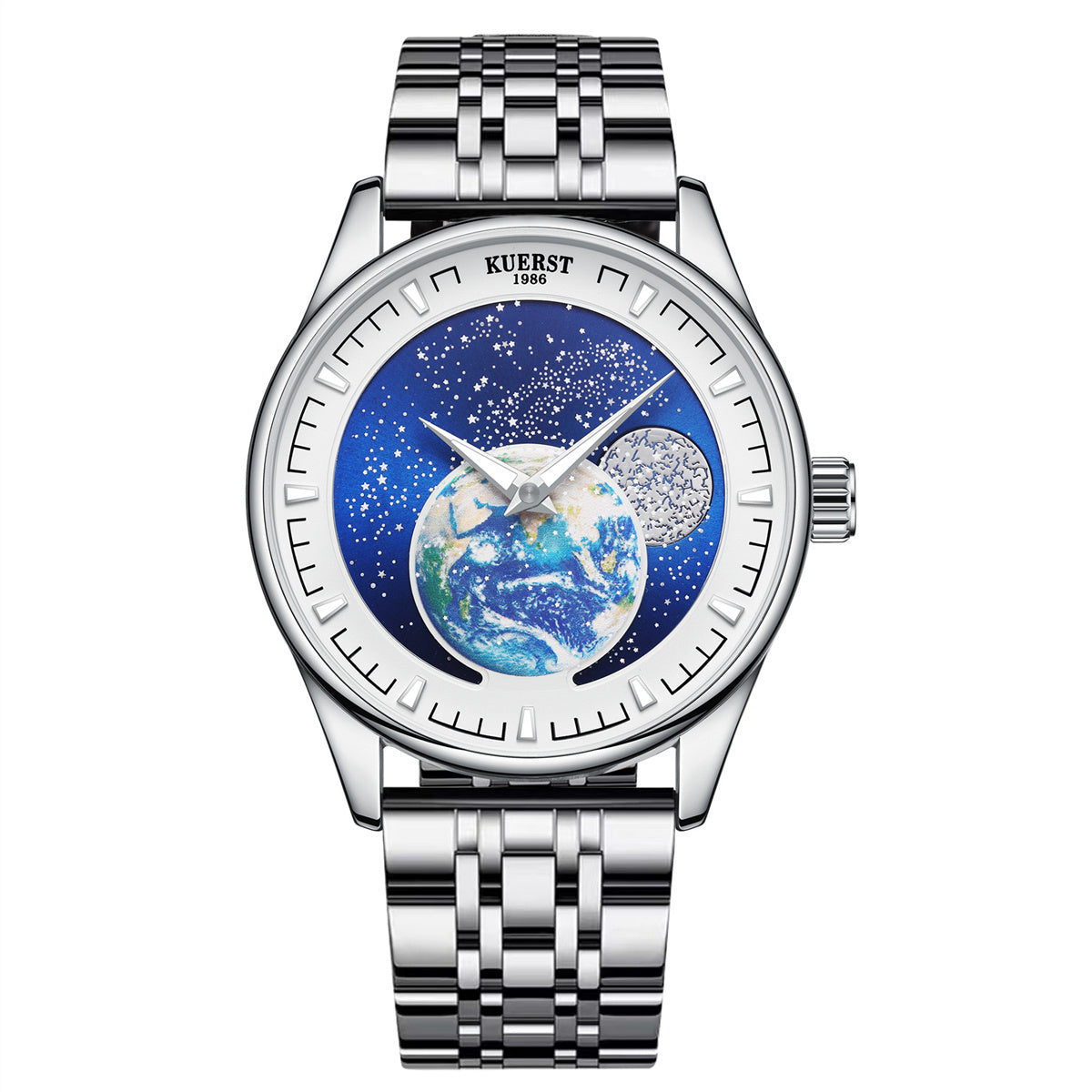 KUERST Steel Strap Automatic Mechanical Watch