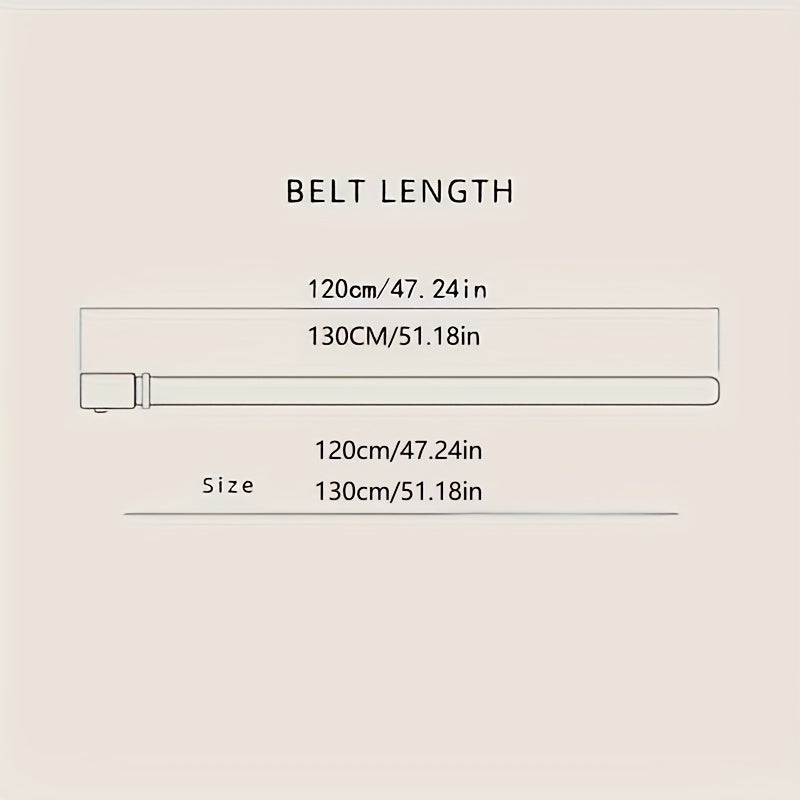 Men's Auto Buckle PU Leather Belt, Holiday Birthday