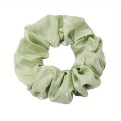 Large Scrunchie Ponytail Leather Headband Hair Accessories