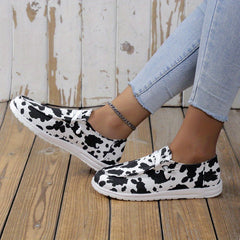 Women's Canvas Low Top Lace Up Shoes Lightweight