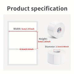 Thermal Paper Label Self Adhesive Waterproof Sticker