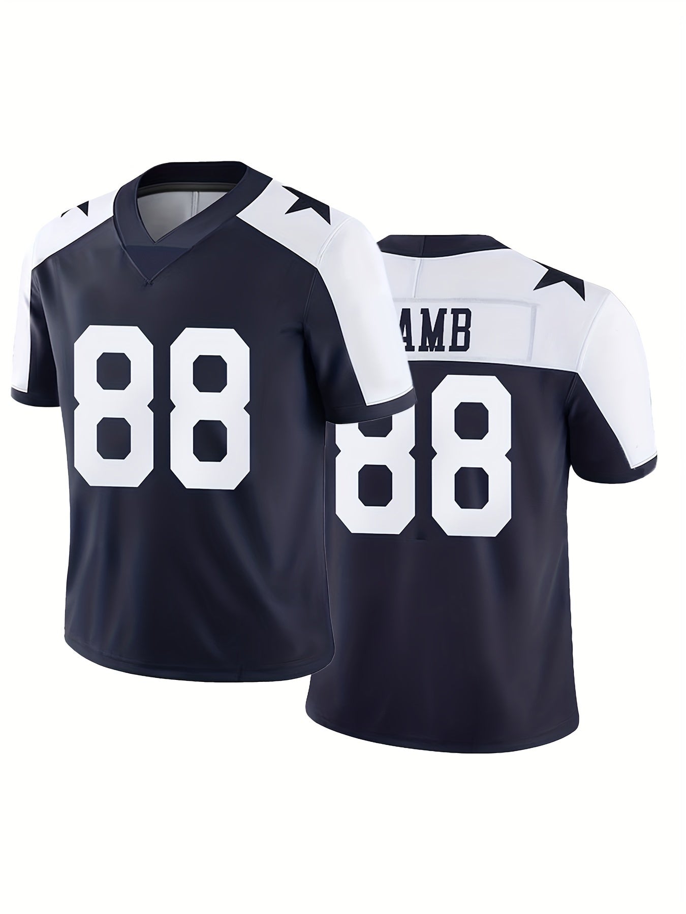 Youth American Football Jersey Breathable Embroidery Top