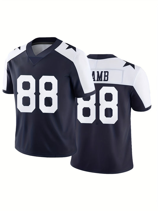 Youth American Football Jersey Breathable Embroidery Top