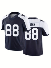 Youth American Football Jersey Breathable Embroidery Top