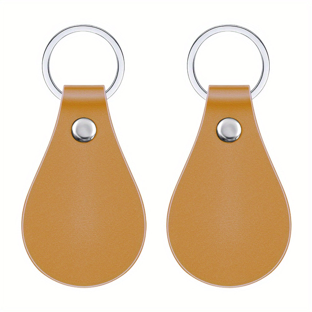 30pcs DIY Leather Key Fob Kit with Rivets and Key Rings