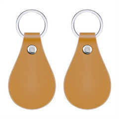 30pcs DIY Leather Key Fob Kit with Rivets and Key Rings