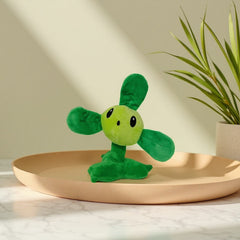 Clover Plush Doll Soft Stem Brown Petals with Bright Yellow Center