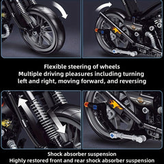 1000 pcs Retro Motorcycle Model Kit for Decoration and Unique Gift Idea