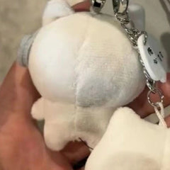 3pcs Plush Bag Charm Keyring Pendant Cats Accessory Gift for Her